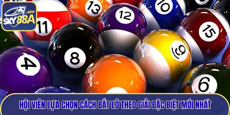 Hội viên lựa chọn cách bắt lô theo giải đặc biệt mới nhất