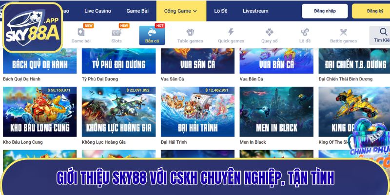 Giới thiệu Sky88 về đội ngũ CSKH được đào tạo bài bản, chuyên nghiệp