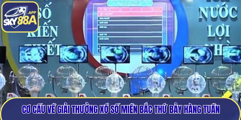 Cơ cấu về giải thưởng xổ số miền Bắc thứ bảy hàng tuần